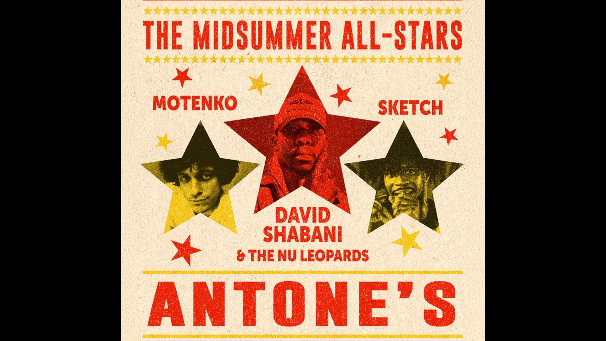 Shabani & the Nu Leopards w/ Sketch & Motenko