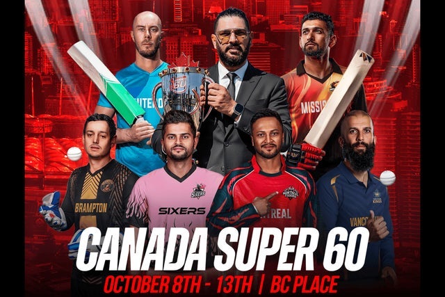 Canada Super60 Cricket -Day Pass (inc 3 games) Featuring Harrdy Sandhu Vancouver  presale password
