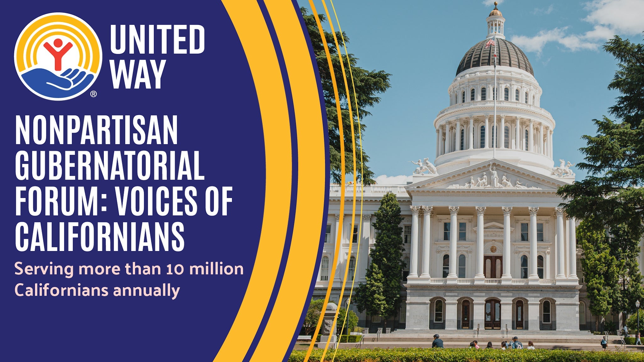 UNITED WAY Nonpartison Gubernatorial Forum:  Voices of Californians