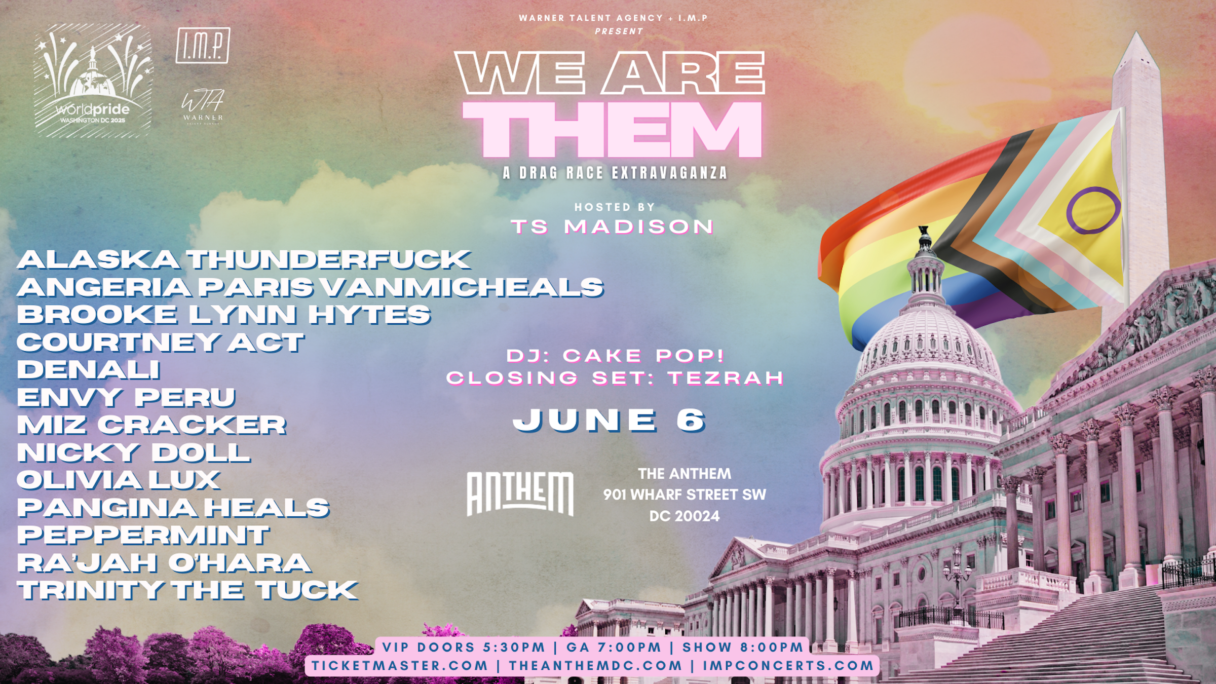 We Are Them: A WorldPride Drag Race Party at The Anthem – Washington DC