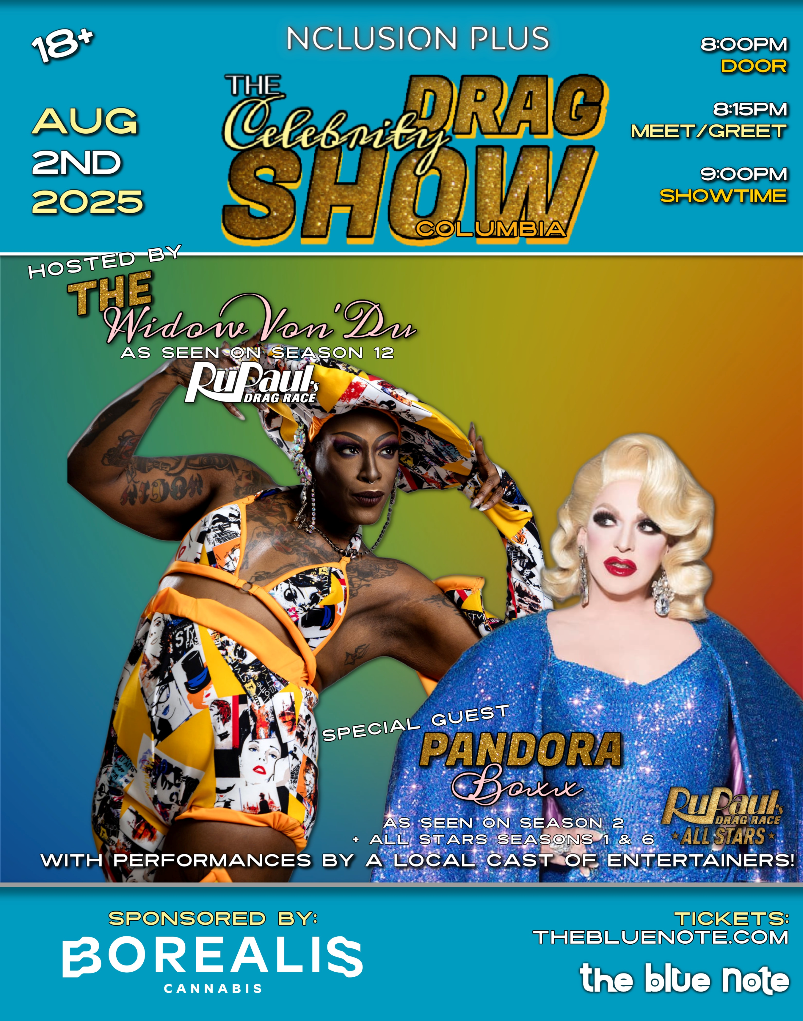 The Celebrity Drag Show ft. Pandora Boxx, Hosted by The Widow Von'Du