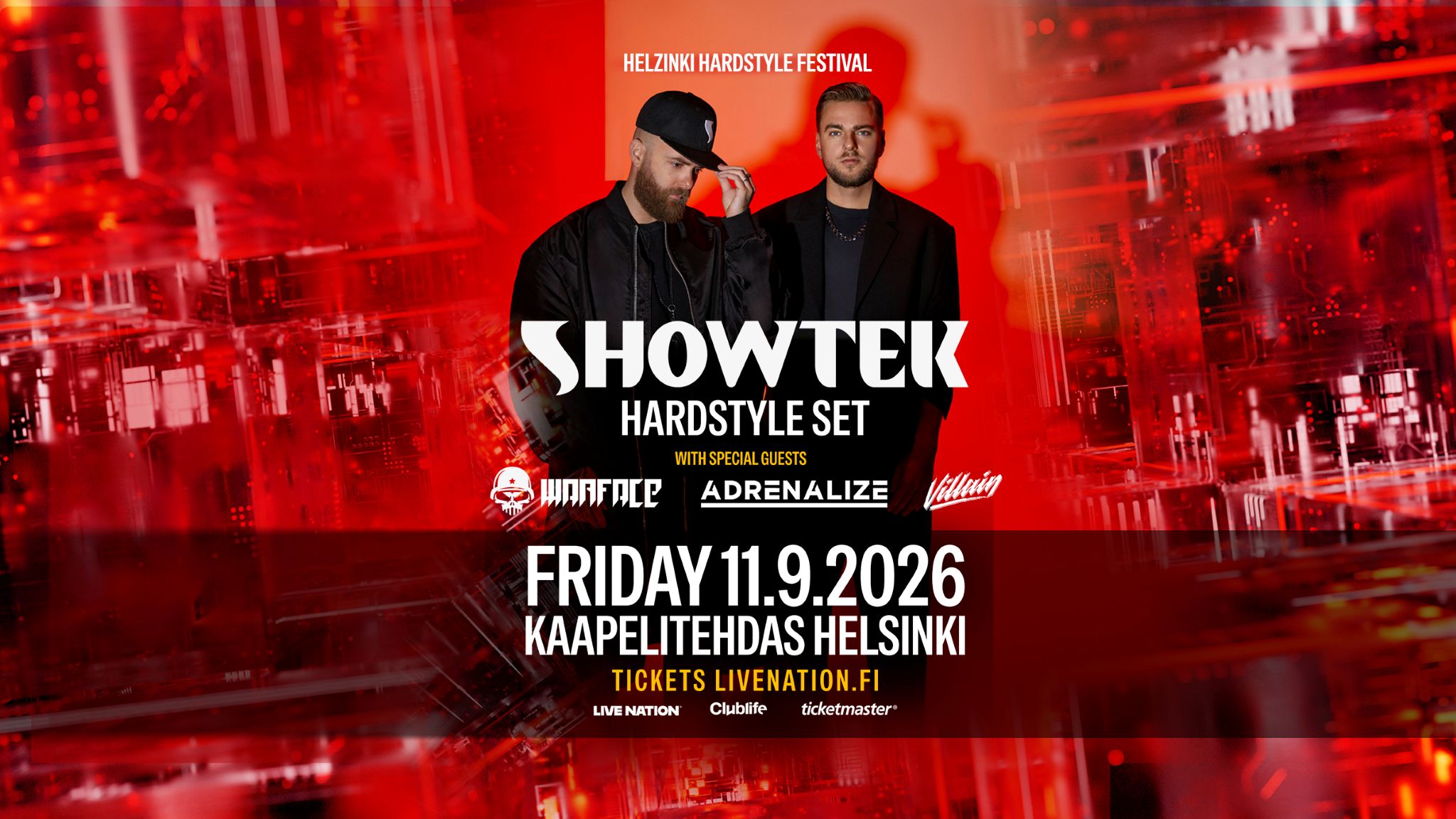 Helzinki Hardstyle Festival 2026 presents: Showtek (Hardstyle Set) - Image 1