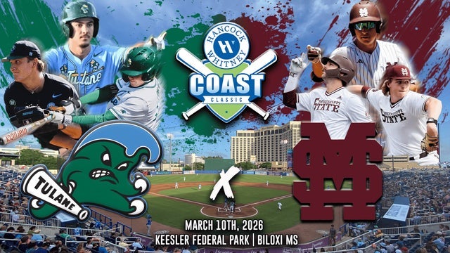 Mississippi State Bulldogs Baseball vs. Tulane University Baseball