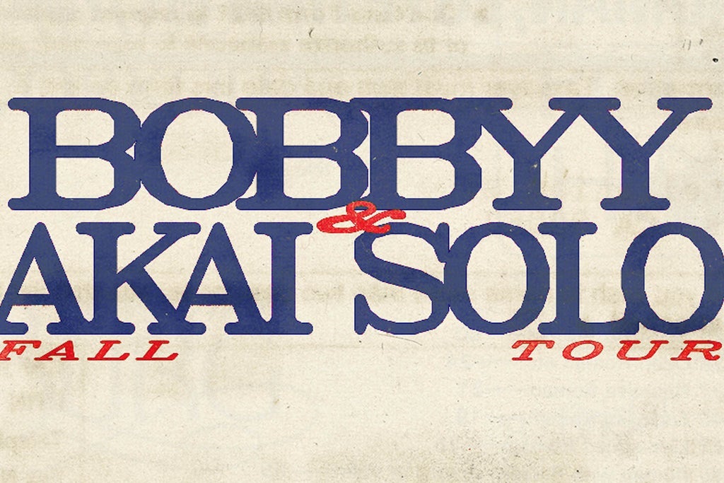 Cartel de Bobbyy x Akai Solo - Fall Tour