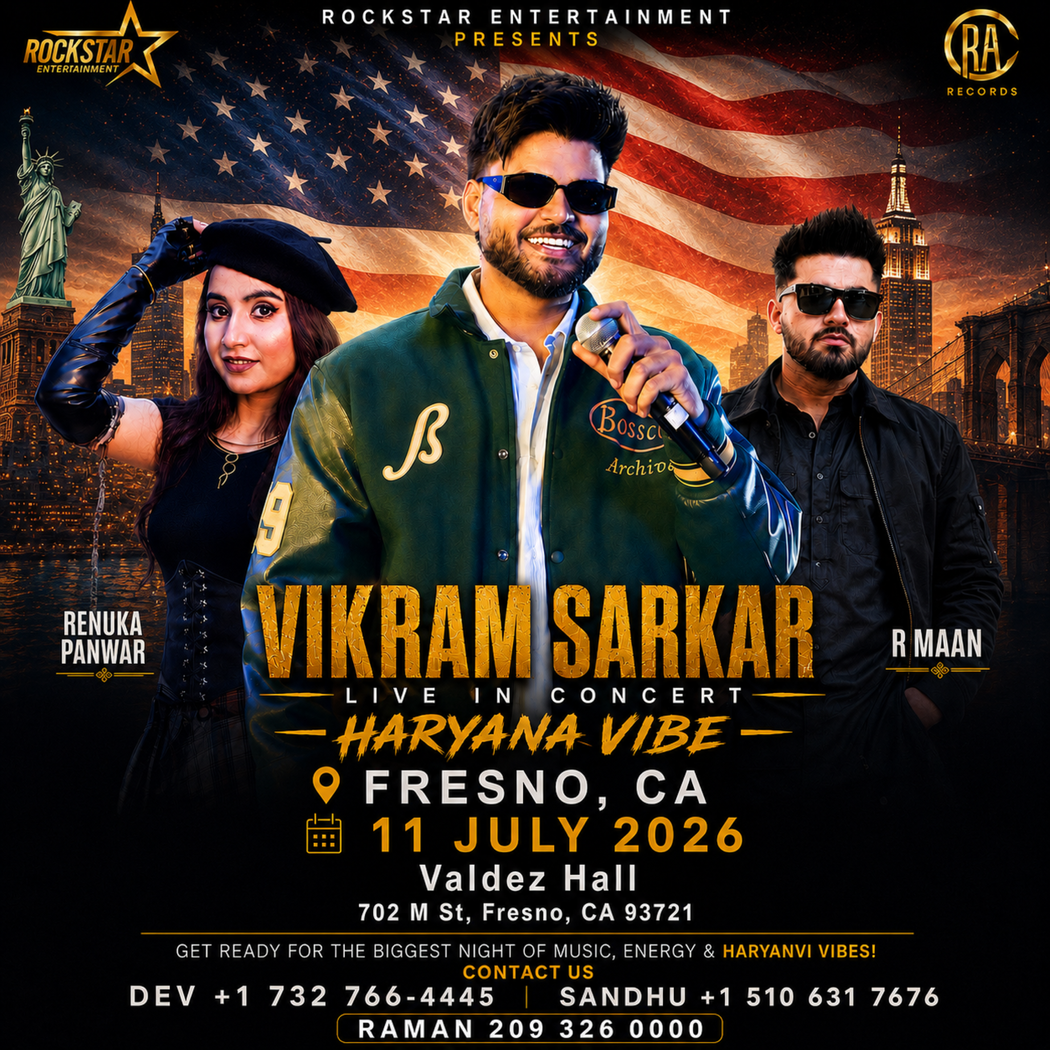 VIKRAM SARKER at Ernest E Valdez Hall at Fresno Convention & Entertainment Center, fresno