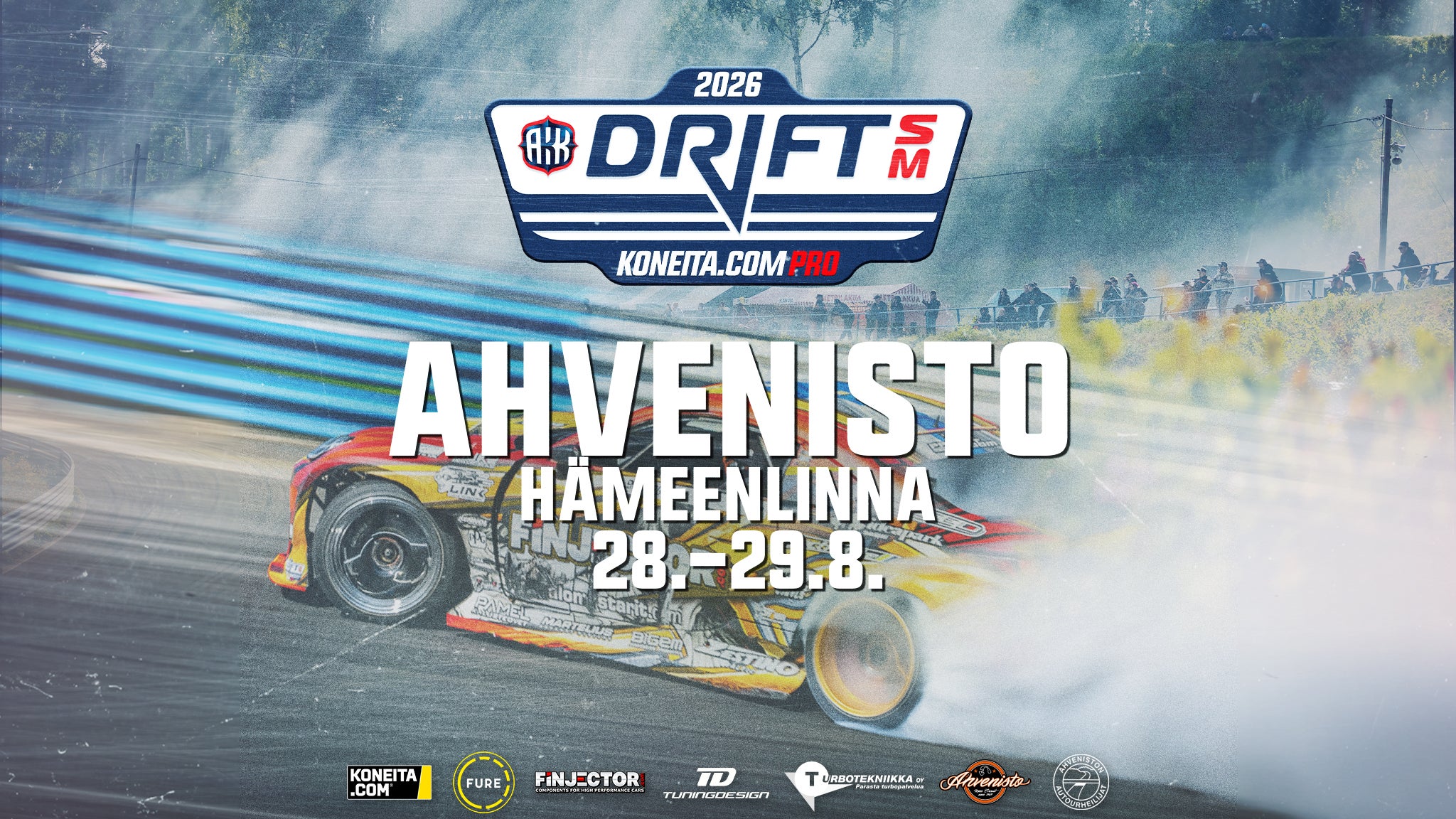Drift SM Koneita.com Pro Ahvenisto - 28.-29.8.2026