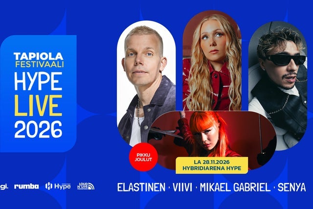 Pikkujoulut: Elastinen + VIIVI + Mikael Gabriel + Senya