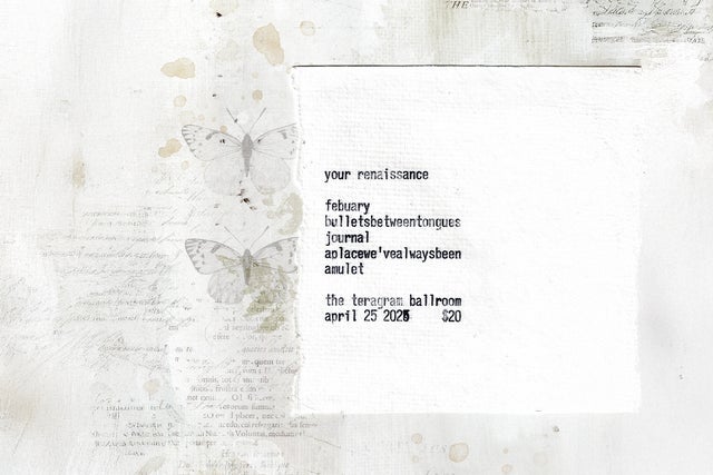 febuary w/bulletsbetweentongues, journal, aplacewe'vealwaysbeen+amulet