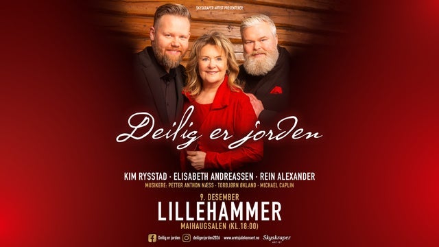 Deilig er jorden med Rein Alexander, Elisabeth Andreassen og Kim Rysstad