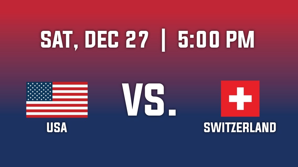 Photo of 2026 IIHF World Junior Championship-Group A - USA v. Switzerland