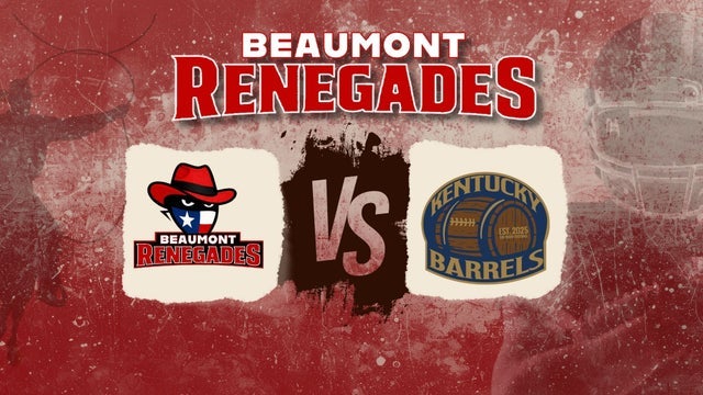  BEAUMONT RENEGADES VS KENTUCKY BARRELS 