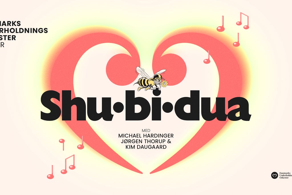 Danmarks Underholdningsorkester hylder Shu-bi-dua show poster