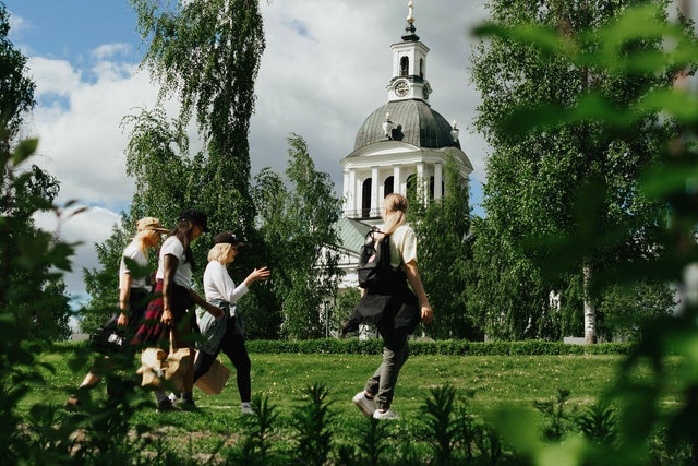 English guided city walk in Skellefteå