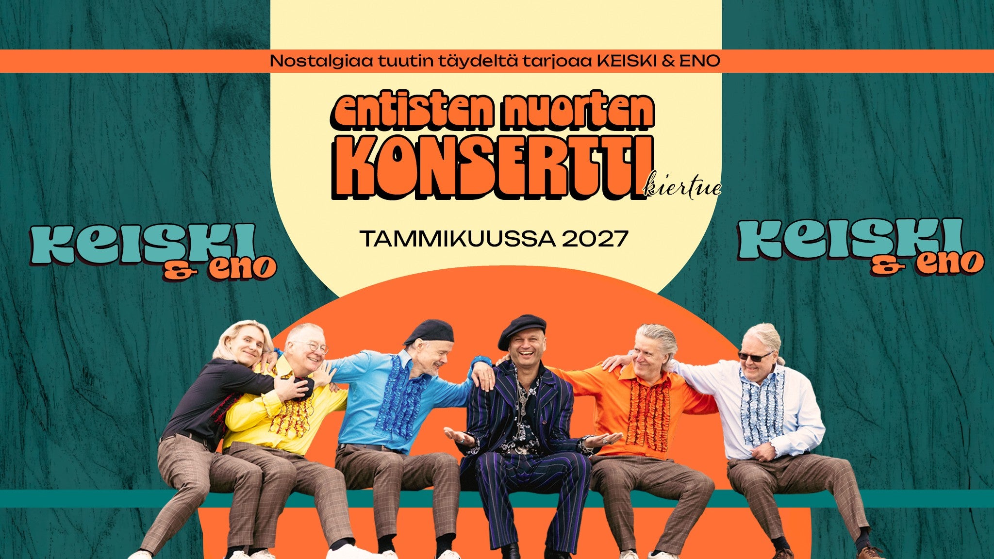 Keiski & Eno - Entisten Nuorten konsertti - Menox - Lahti - keskiviikkona 27. tammikuuta 2027