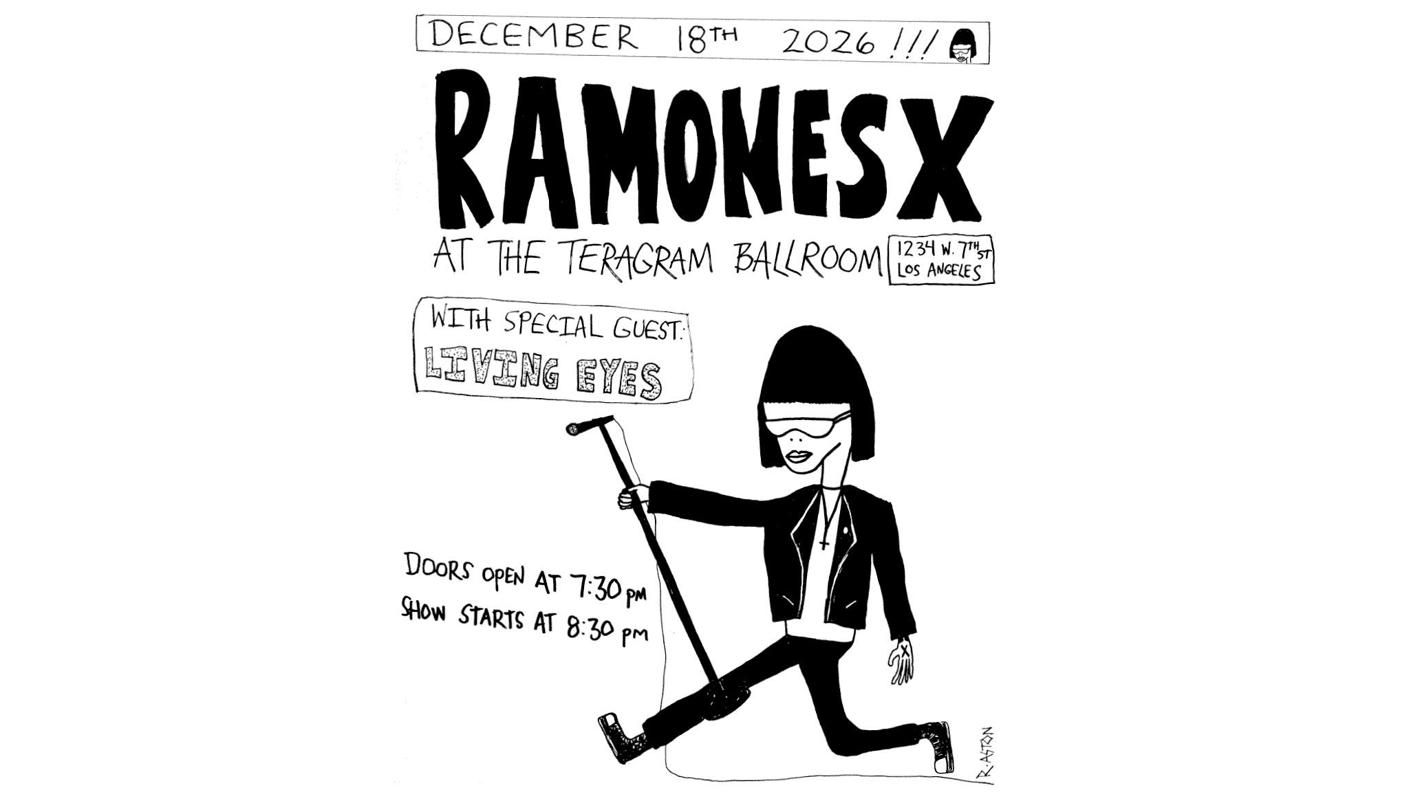 RAMONES X concert image