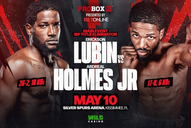 ProBox TV Contender Series: Lubin vs Holmes presales in Kissimmee