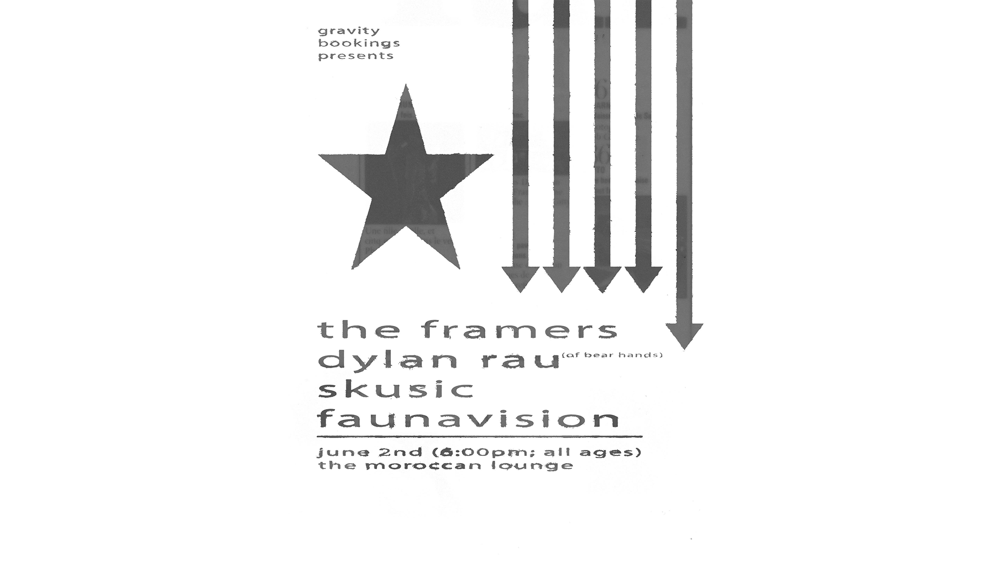 Gravity Bookings Present: The Framers, Skusic, Faunavision & Dylan Rau