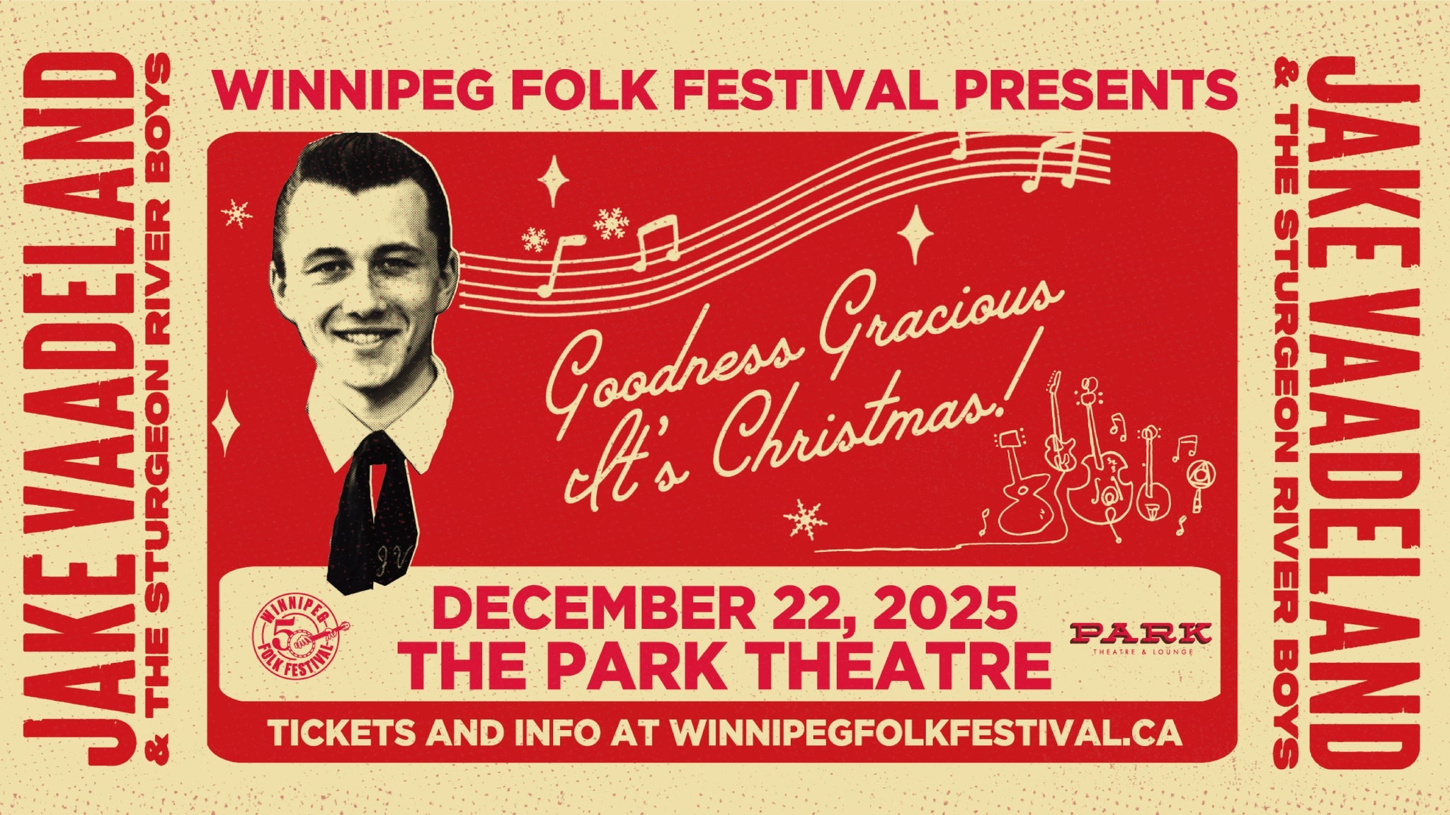 Jake Vaadeland & The Sturgeon River Boys, presented by Wpg Folk Fest