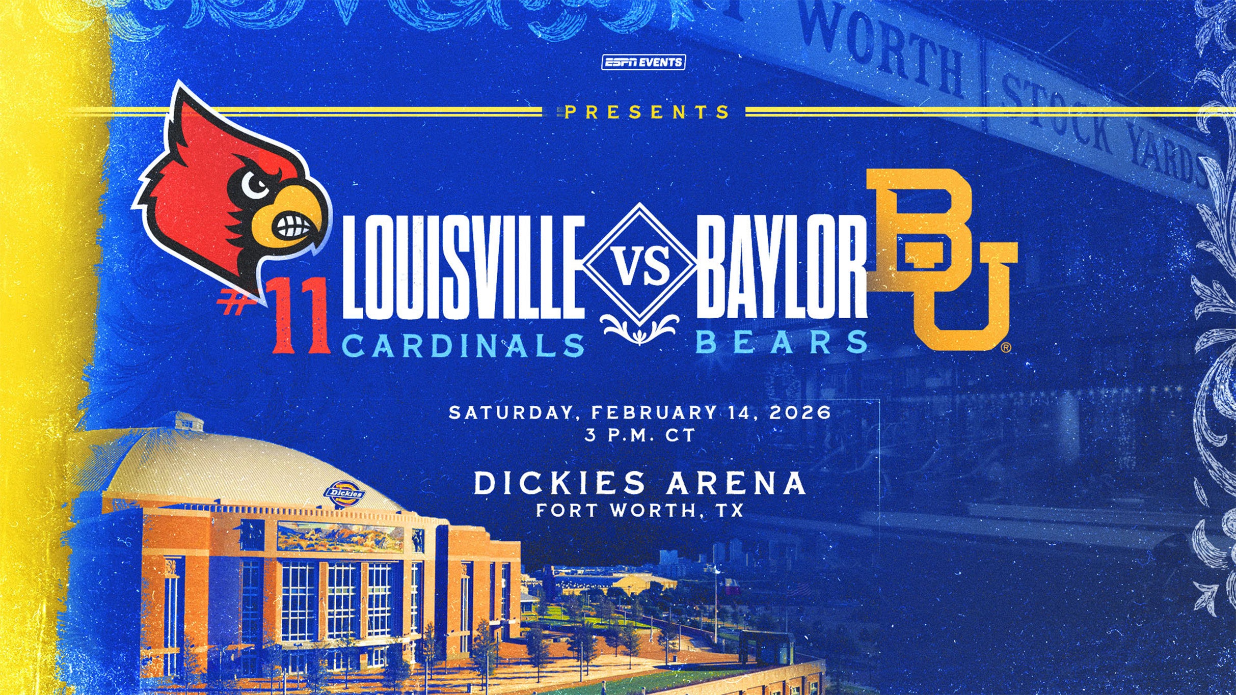 Louisville v Baylor Mens College Basketball at Dickies Arena – Fort Worth, TX