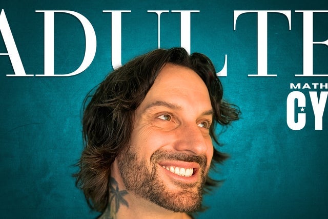 Mathieu Cyr in Brossard promotional photo for Prévente Théâtre Manuvie presale tickets offer