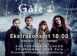 Bilde for arrangement Gåte akustisk –en stemningsfull konsertopplevelse i førjulstidens tegn