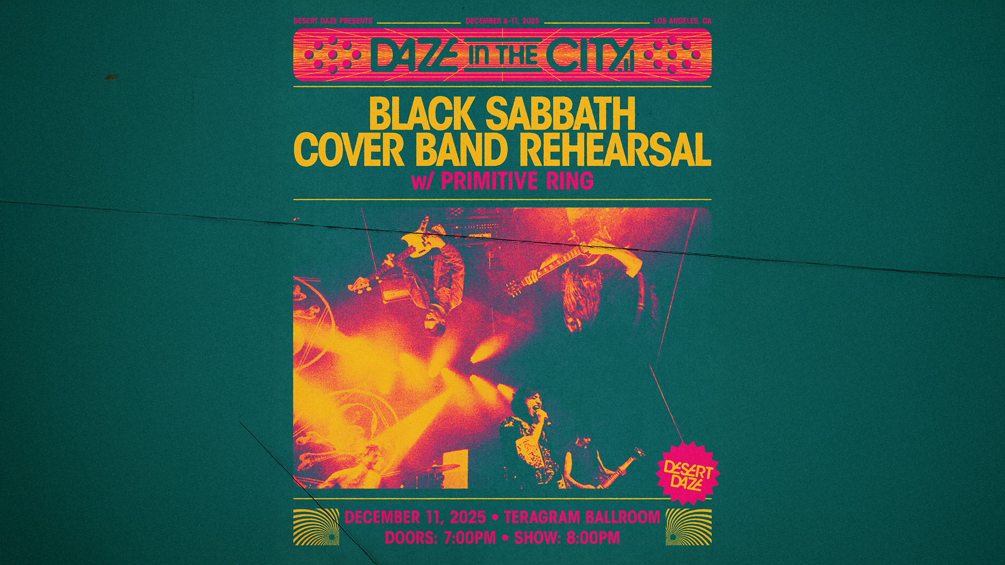 Black Sabbath Cover Band Rehearsal with Primitive Ring