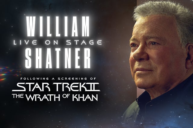 William Shatner Live On-stage with Star Trek II: The Wrath of Khan