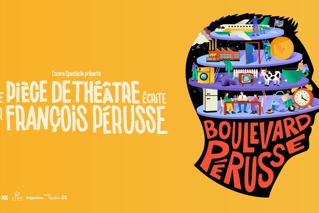 Boulevard Pérusse in Brossard promotional photo for Prévente Théâtre Manuvie presale tickets offer
