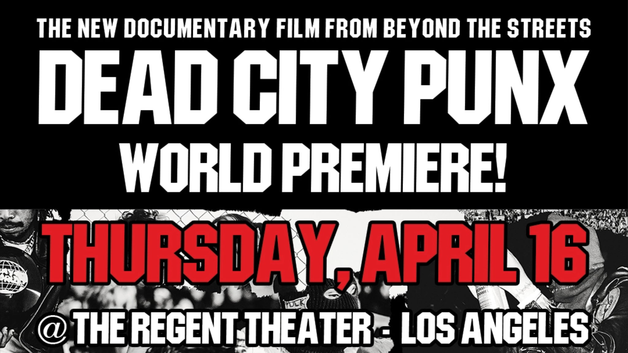 Dead City Punx Documentary Premiere (LATE SCREENING: 10pm)