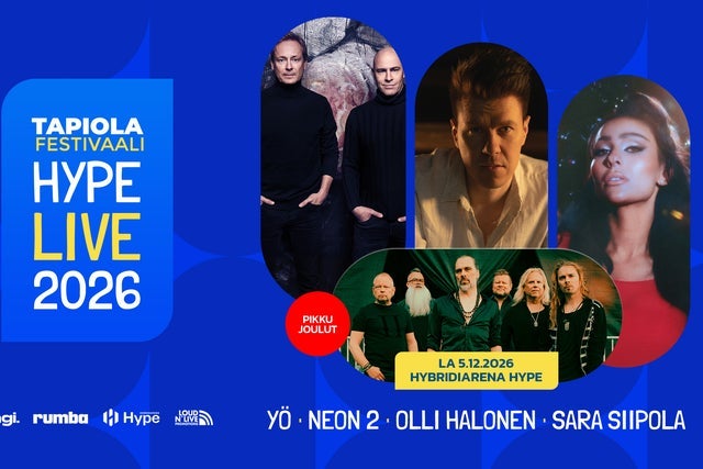 Pikkujoulut: YÖ + Neon 2 + Olli Halonen + Sara Siipola