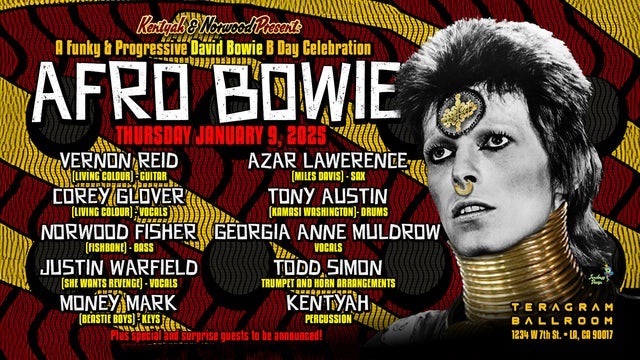 Afro Bowie - A Progressive BIRTHDAY CELEBRATION of DAVID BOWIE