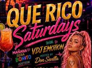 Que Rico Saturdays with VDJ Emotion by Sábado Gigante — New Orleans Jazz Market