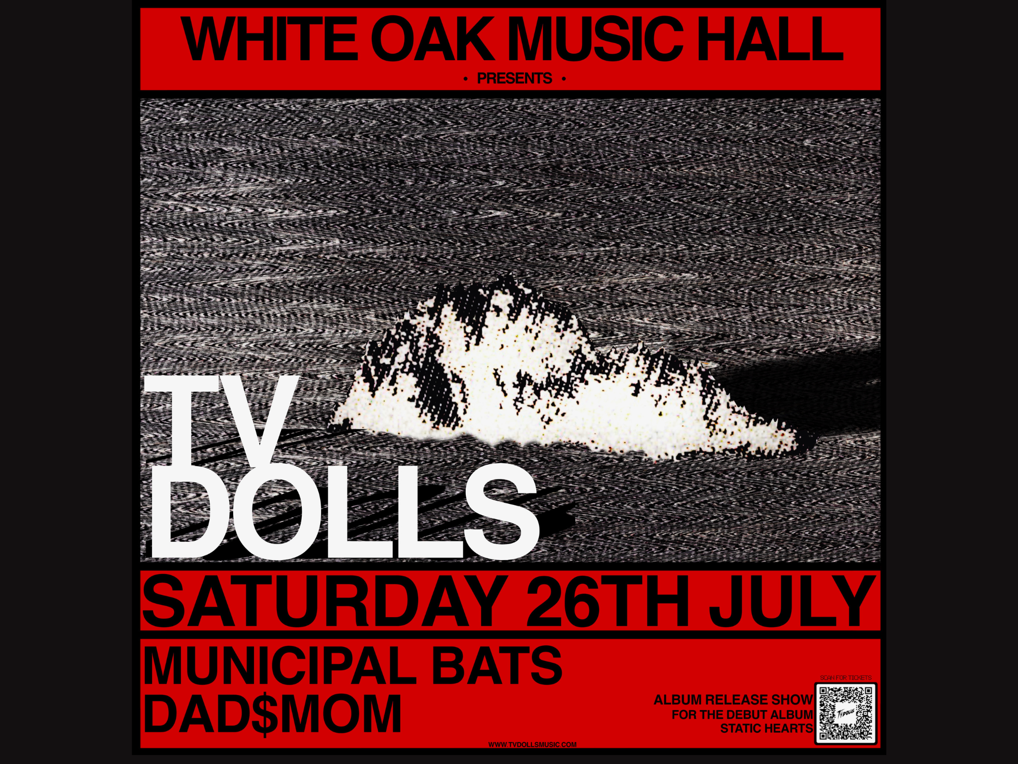 TV Dolls with special guests Municipal Bats & DAD$MOM