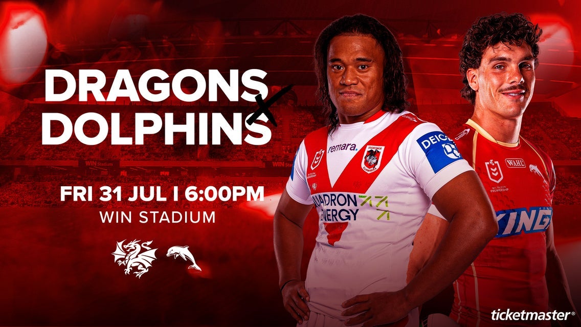Photo of 2026 NRL Telstra Premiership - Dragons v Dolphins