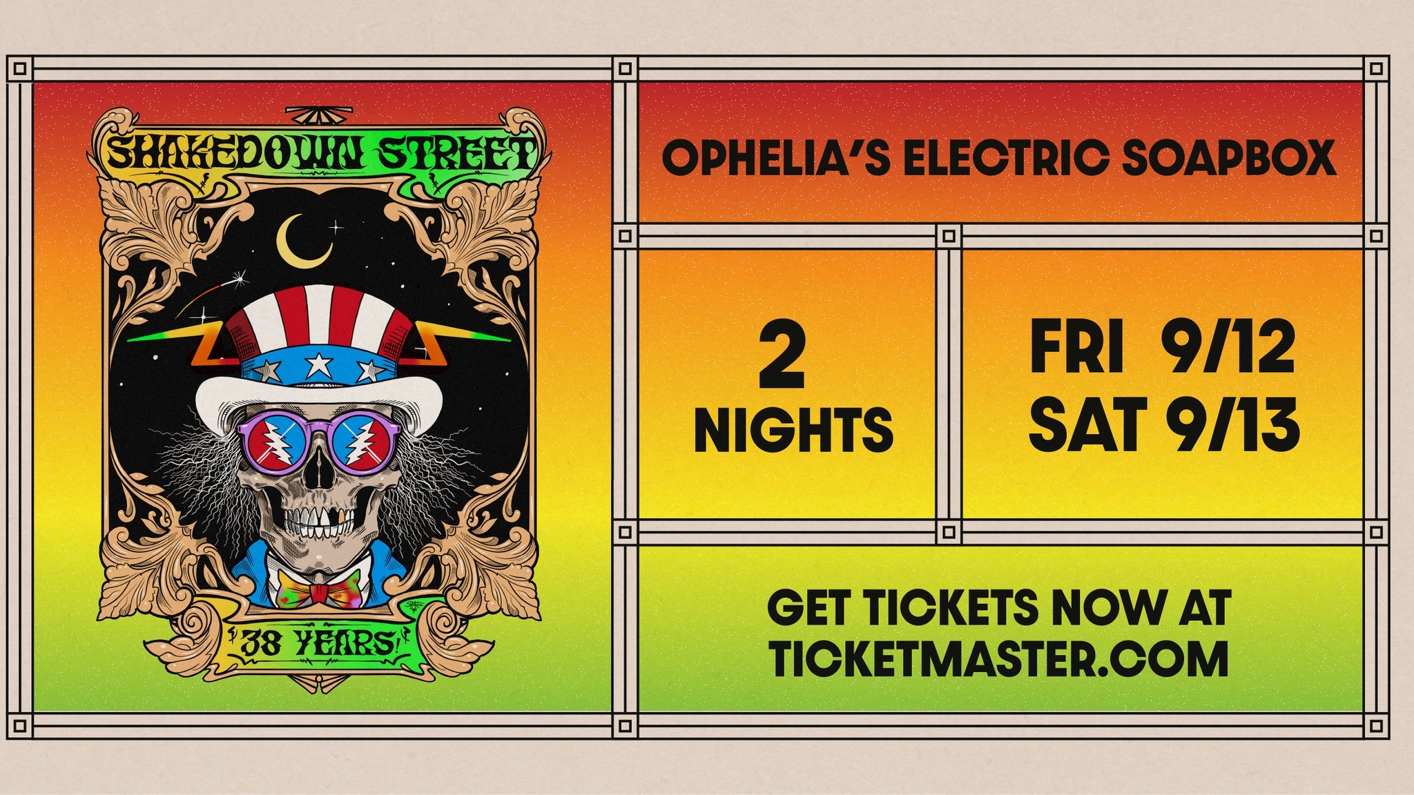 Shakedown Street at Ophelia’s Electric Soapbox – Denver, CO