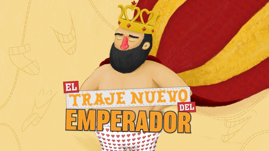 Flyer de El Traje Nuevo del Emperador