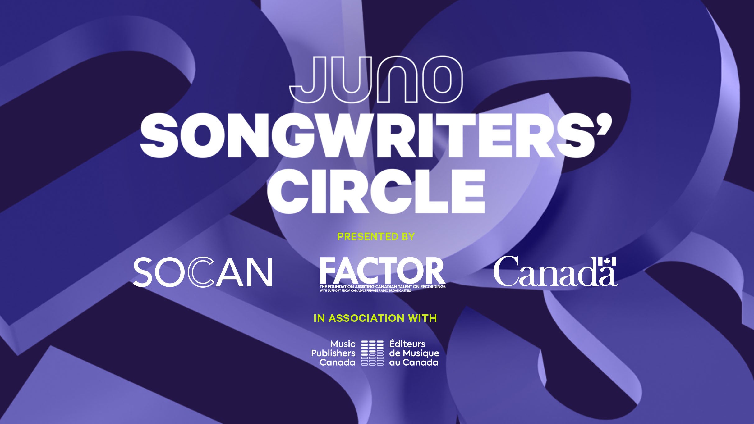 JUNO Songwriters’ Circle Presented by SOCAN and FACTOR with MPC at The Centre in Vancouver – Vancouver, BC