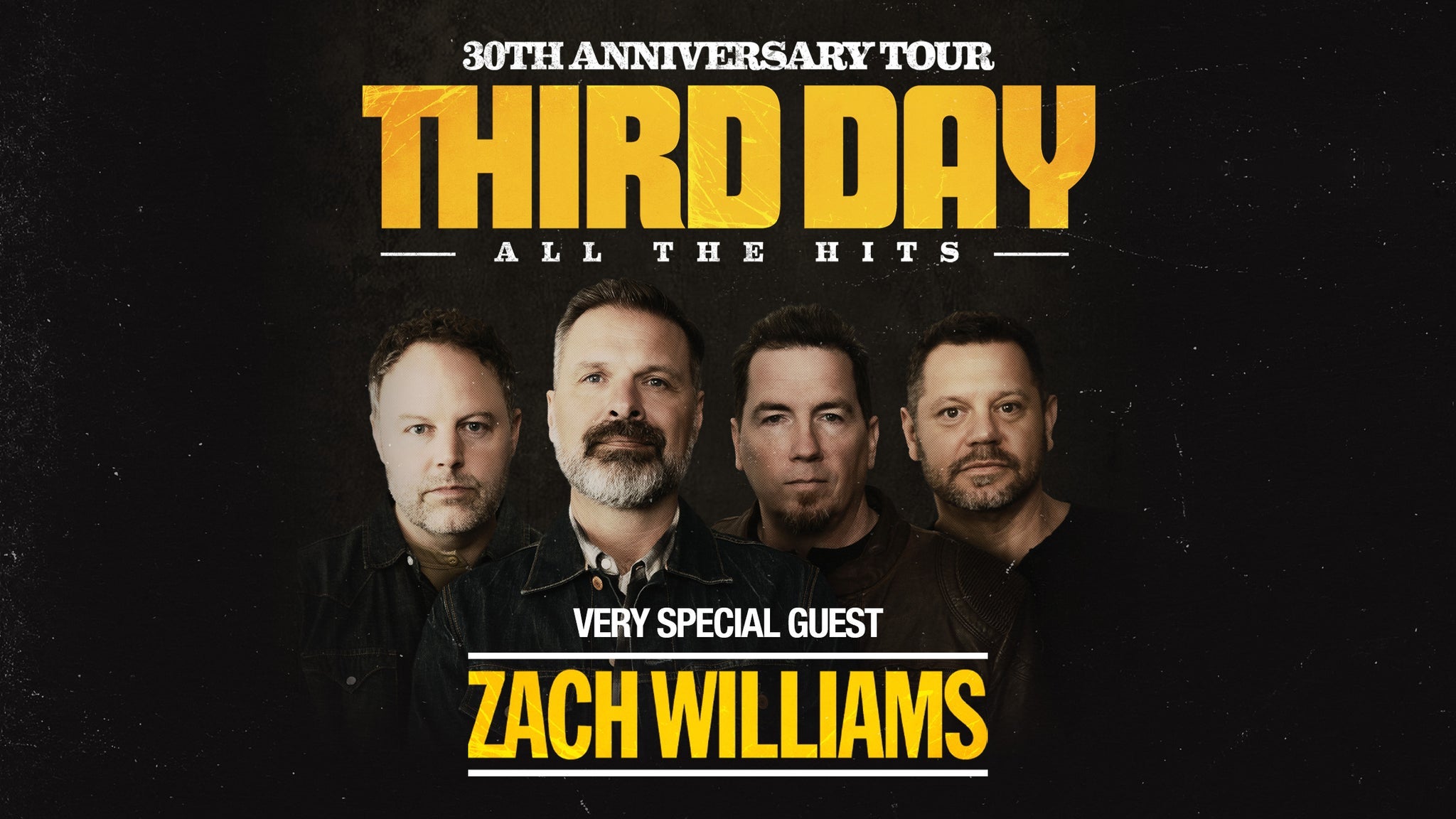 Third Day 30th Anniversary Tour with very special guest Zach