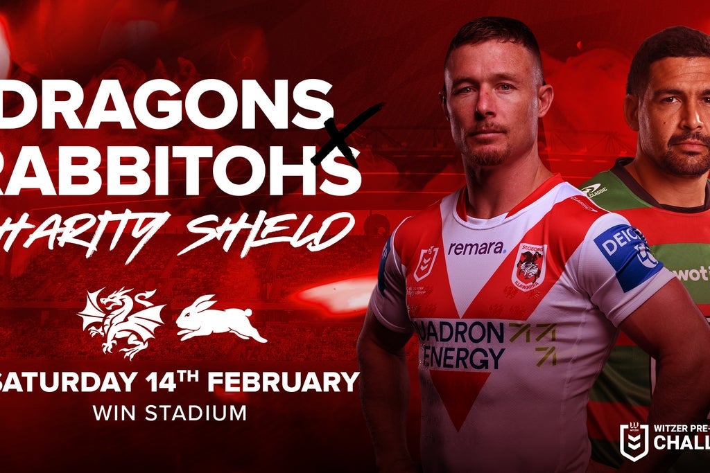 Charity Shield: St George Illawarra Dragons v South Sydney Rabbitohs