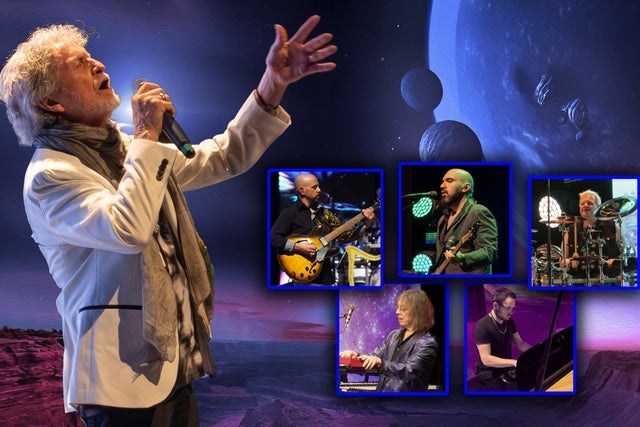 Jon Anderson and The Band Geeks in Napa promotional photo for Venue presale tickets offer