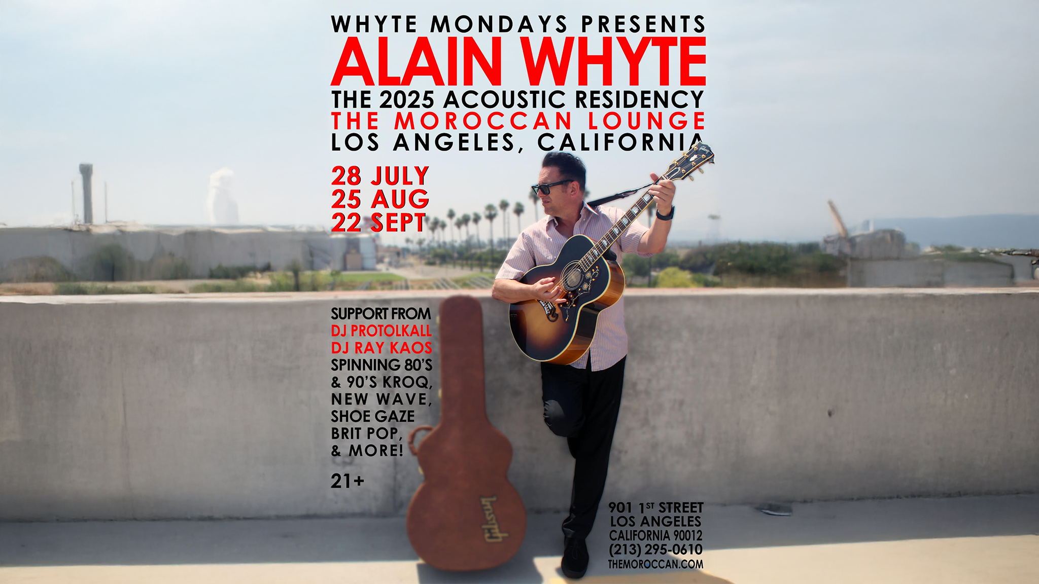 Main image for event titled Alain Whyte: The 2025 Acoustic Residency