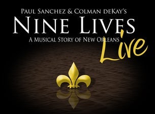 image of Nine Lives Live! A Musical Story of New Orleans