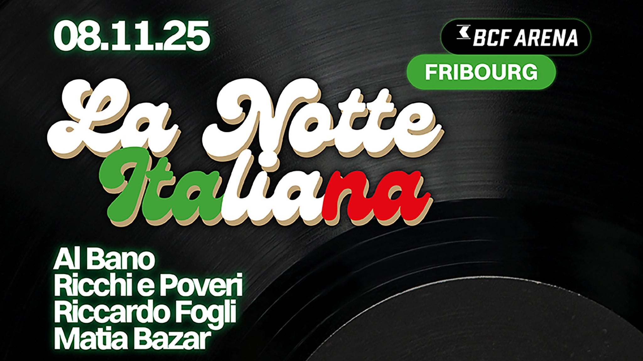 Bellarena Events | Soirée La Notte Italiana: Al Bano & more 