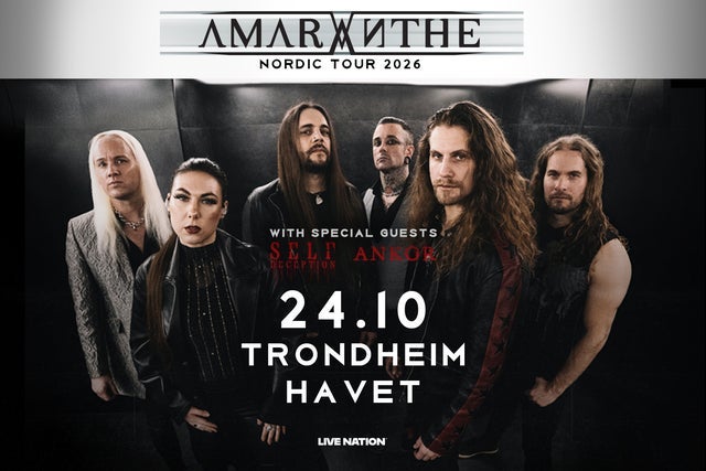 Presales to amaranthe: members use these when buying pre-sale tickets