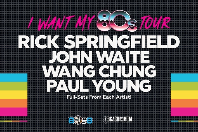 Rick Springfield: I Want My 80's Tour