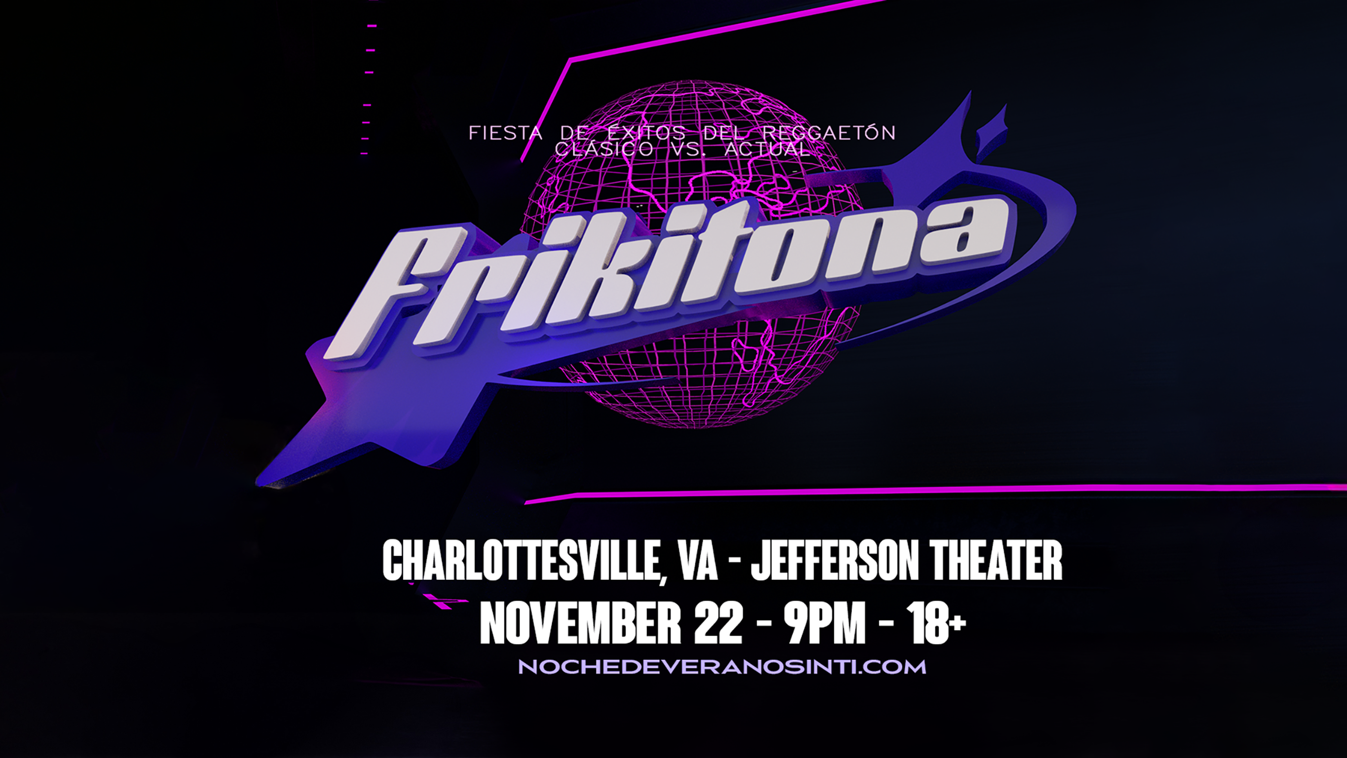 Frikitona – Reggaeton Dance Party (18 & Up) at Jefferson Theater – Charlottesville, VA