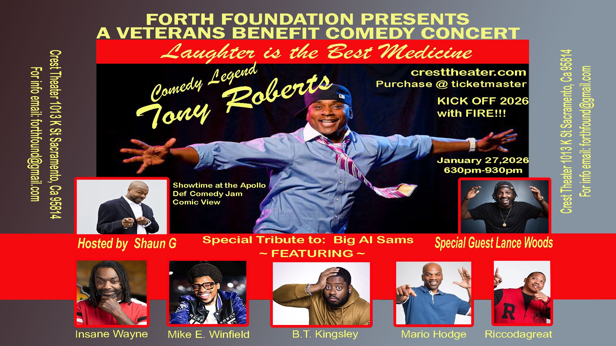 Forth Foundation Veterans Benefit Comedy Show