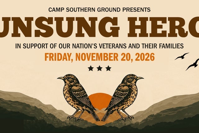 Preventas de camp southern ground presents unsung hero: los miembros usan estos c&oacute;digos al comprar entradas en preventa