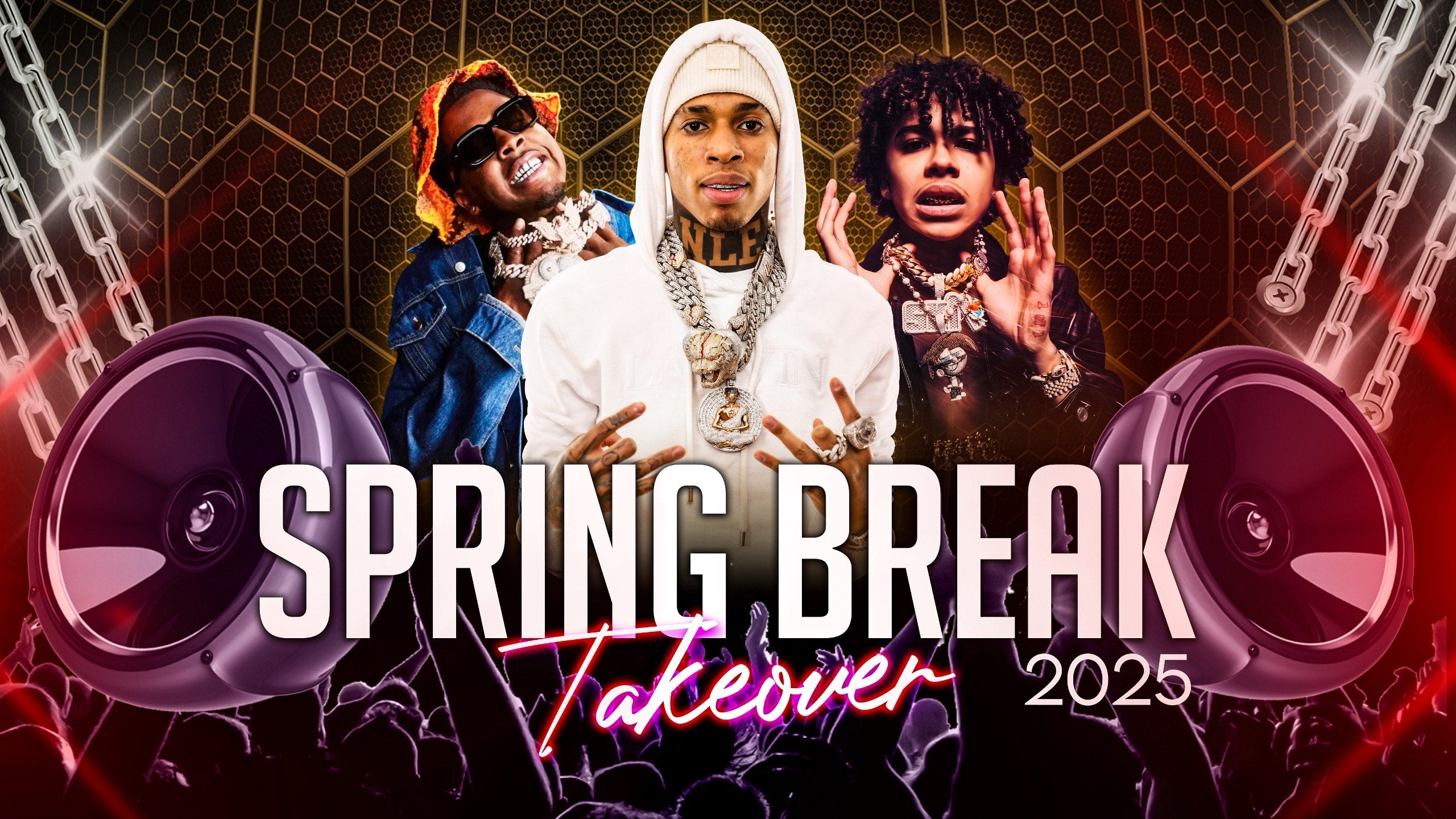 Spring Break Hip Hop Takeover: NLE Choppa X Boston Richey X Luh Tyler presales in Miami