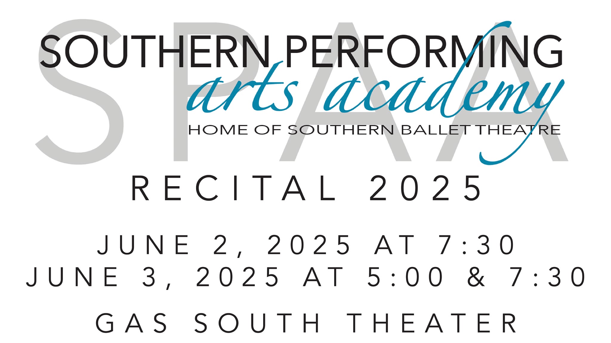 Recital 2025: Legendary - Southern Performing Arts Academy